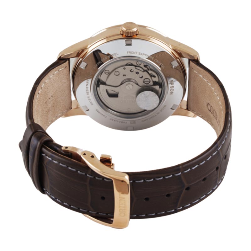 Orient Sun & Moon Automatic White Dial Men's Watch- RA-AK0007S